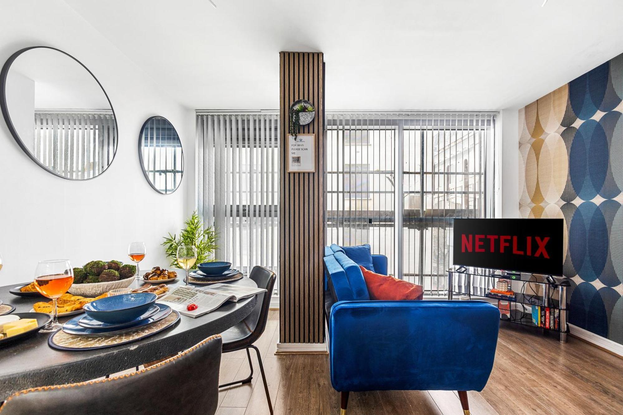 Bullring Lux Suite, New Street Free Netflix - Free Secure Parking- Sleeps 6 Birmingham Exterior foto